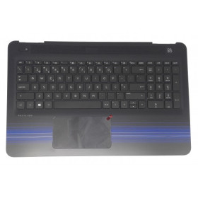 HP Pavilion 15-AU, 15-AW Top Cover w/ PT Keyboard Dragonfly Blue - 856034-131 HP Pavilion 15-AU, 15-AW Top Cover w/ PT Keyboard Dragonfly Blue - 856034-131