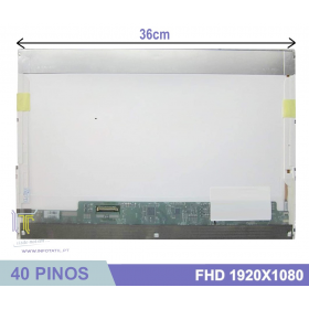 LCD 15.6" WUXGA (1920x1080) Full HD