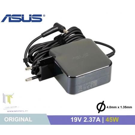 Carregador Original Asus 19V 2.37A 45W (4.0*1.35mm) - 0A001-00232500