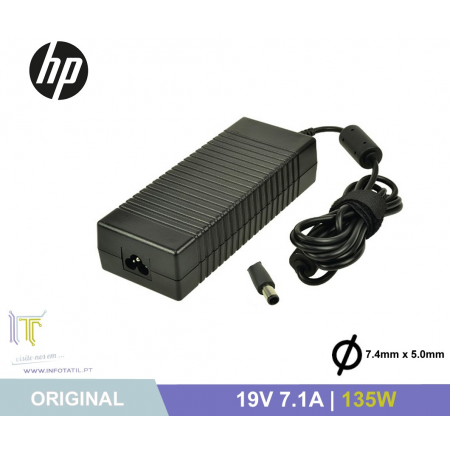 Carregador Original HP 19V 7.1A 135W (7.4*5.0mm)