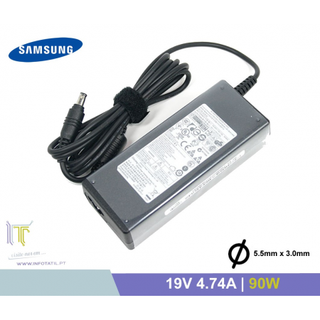 Carregador Original Samsung 19V 4.74A 90W (5.5*3.0mm)