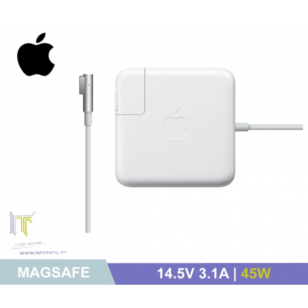 Carregador Original Apple 14.5V 3.1A 45W (Magsafe) - MBA1247