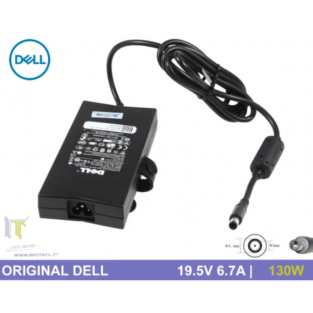 Carregador Original Dell 19.5V 6.7A 130W (7.4*5.0mm) - X7329