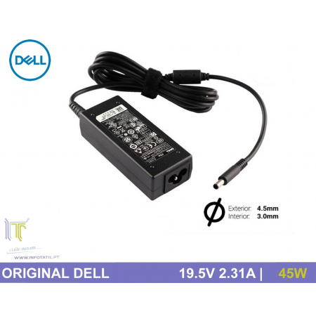 Carregador Original Dell 19.5V 2.31A 45W (4.5*3.0mm) - ACA0009A