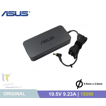 Carregador Original Asus 19.5V 9.23A 180W (5.5*2.5mm) - 04G266009941