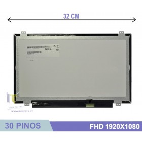 Ecrã LCD 14.0" FHD 1920X1080 LED 30P IPS 32cm - LP140WF3