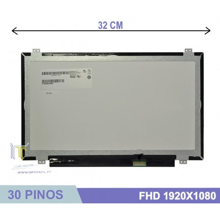 Ecrã LCD 14.0" FHD 1920X1080 LED 30P w/IPS - LP140WF3