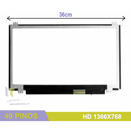 LCD 15.6" WXGA HD 1366x768 LED Slim 40P - LP156WH3