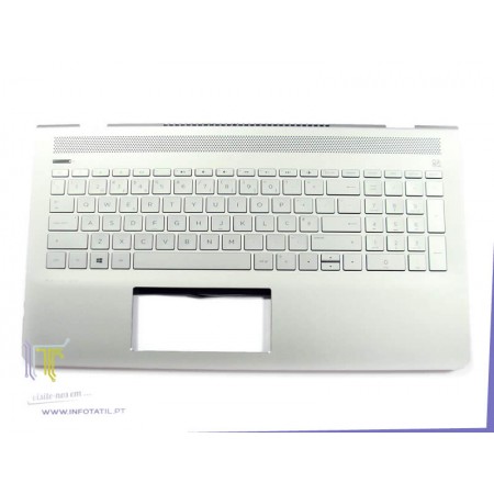 HP PAVILION 15-CC 15-CD Teclado c/Top Cover PT Pike Silver
