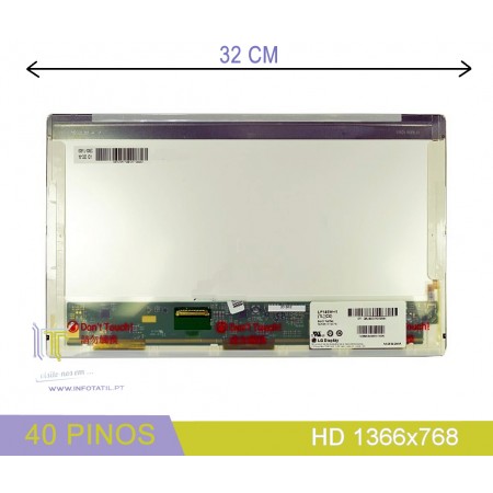 LCD 14.0" WXGA HD 1366x768 LED 40P - B140XW01 Recondicionado