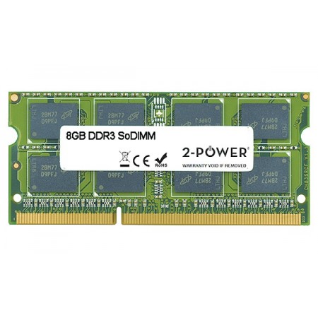 2POWER 8GB DDR3L SODIMM MultiSpeed 1066/1333/1600 MHz