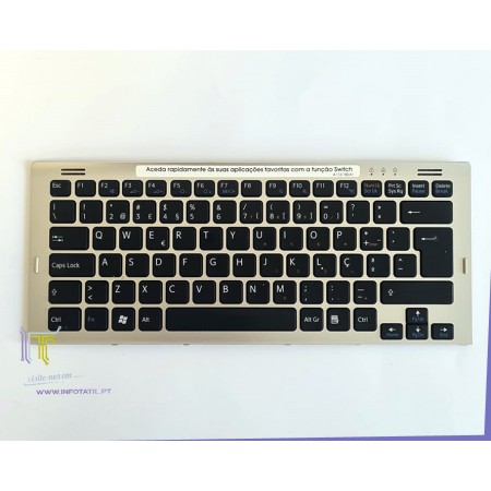 Sony Vaio VGN-SR Teclado Silver PT - 148090182