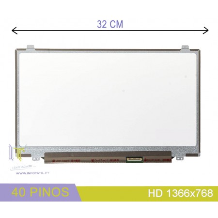 LCD 14.0'' WXGA 1366X768 LED Slim 40P - CLAA140WB01A
