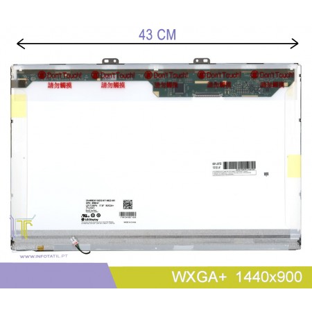 LCD 17" WXGA+ 1440x900 1 CCFL - LP171WP4