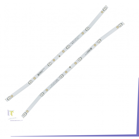 Kit de 2 barras de leds Para TV Silver 32" MS-L2082 V2