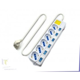 Ewent Tomada Eletrica 6 Tomadas EW3932