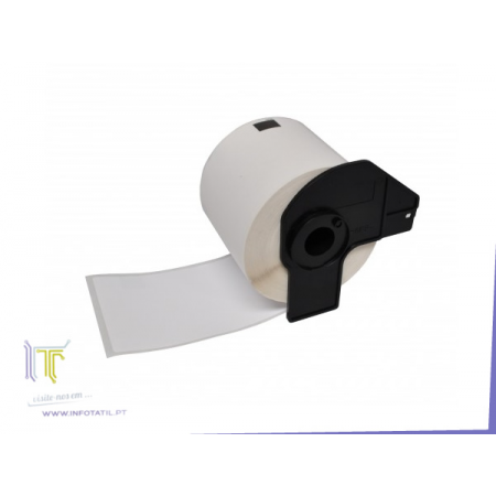 Etiqueta Compativel Brother DK22214 12mm 30,48m