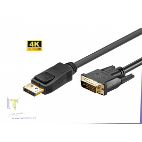 Cabo DisplayPort para DVI-D M-M 2m