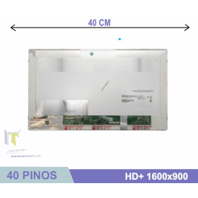 Ecrã LCD 17.3" HD+ (1600 x 900) LED Left 40 Pinos Refurbished - N173O6-L02
