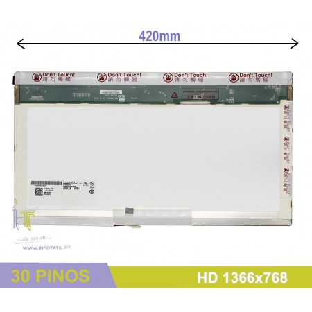 LCD 15.6" WXGA HD 1366 x 768 - 1CCFL
