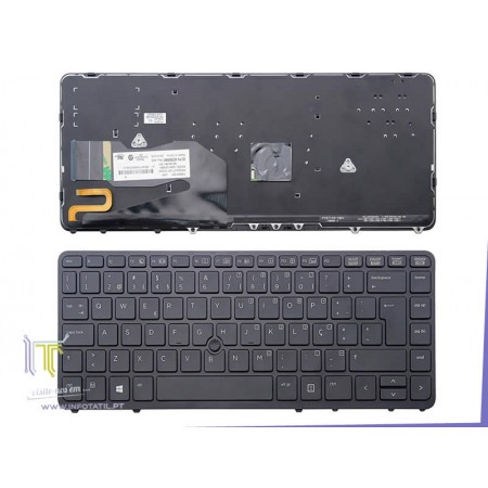 HP 840 G1 Teclado PT - 730794-131