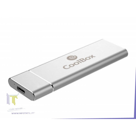 CoolBox Caixa para SSD externo M.2 NVMe PCIe
