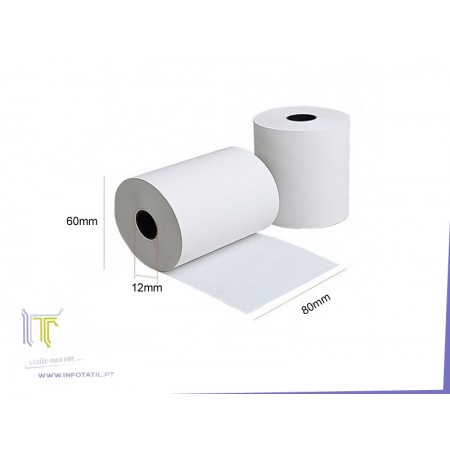 Pack de 8 Rolos Térmico de 80X60x12