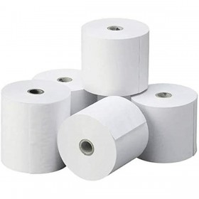 5 Rolos Papel Termico 80x80x12mm