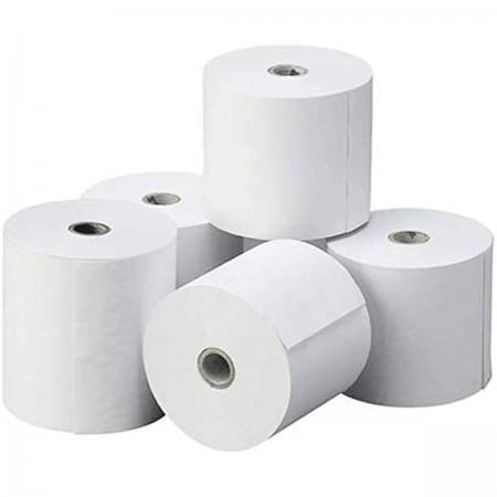 5 Rolos Papel Termico 80x80x12mm