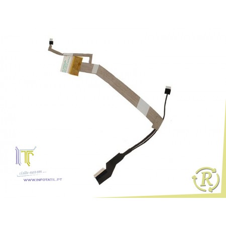 Hp Compaq Presario CQ60  LCD Cable Refurbished - 50.4AH20.001