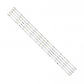 Kit de 5 Barras de LED para TV 55" Silver 10 LEDS 6V