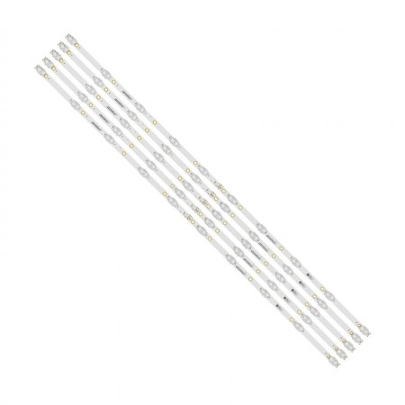 Kit de 5 Barras de LED para TV 55" Silver 10 LEDS 6V