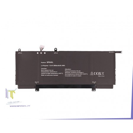 Bateria Compatível HP 15.4V 3990mAh - SP04XL