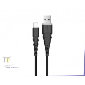Devia Fish1 USB Type C 1.5mt Black