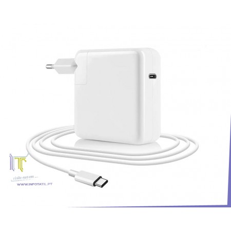 Carregador Compatível Apple 20.2V 4.3A 87W USB-C - A1719