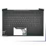 HP Pavilion 16-A Teclado Português with top cover, ghost white, backlit