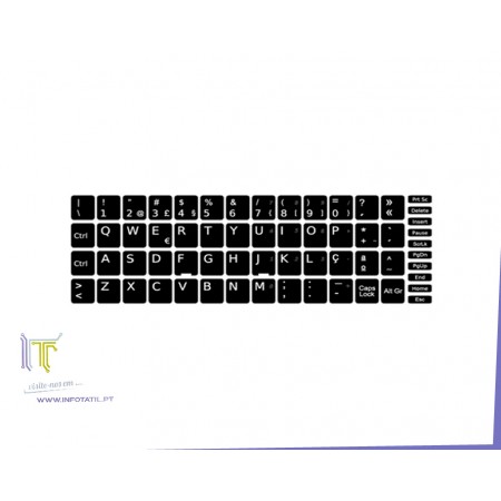 Autocolante para Teclado PT