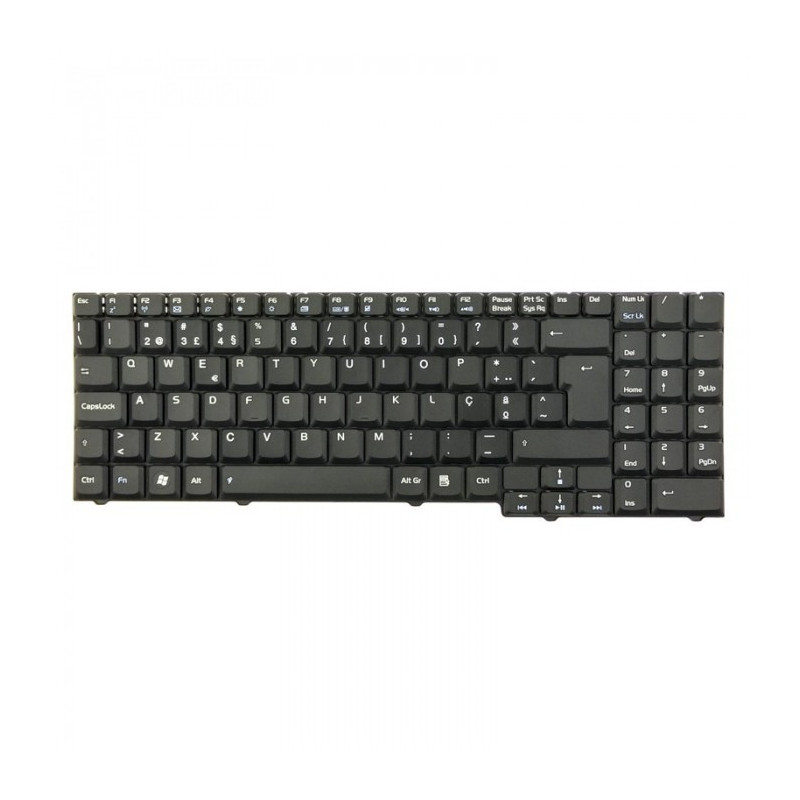 Clavier QWERTY Italien Pour ASUS M70L/M70 - Neuf Ouvert, Référence 9J.N0B82.10E