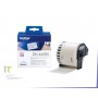 Etiquetas Originais, Brother DK44205 62mm x 30.48m rolo Branco, Removível - DK44205