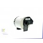 Etiquetas Compatível, Brother DK44205 62mm x 30.48m rolo Branco, Removível - DK44205-C
