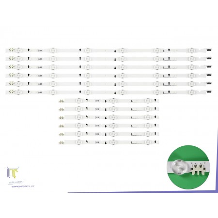 Kit de 6 Barras de LED Samsung 48" 3V - BN96-30454A