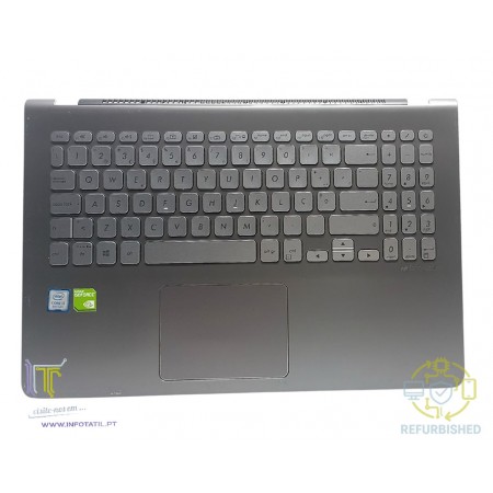 Asus X530UF-1E Keyboard (PORTUGUESE) Module/AS (BACKLIGHT) Refurbished - 90NB0IB5-R32PO0