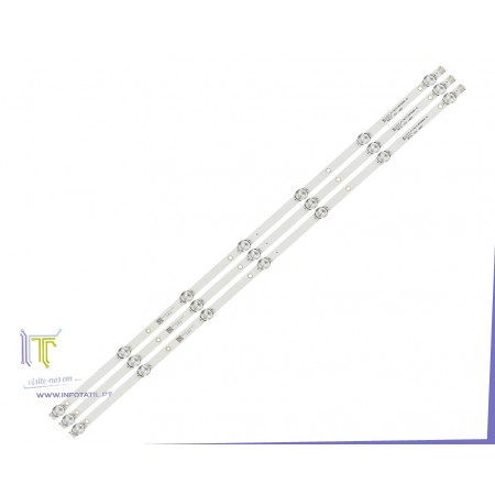 Kit de 3 Barras LED para TV's 40"