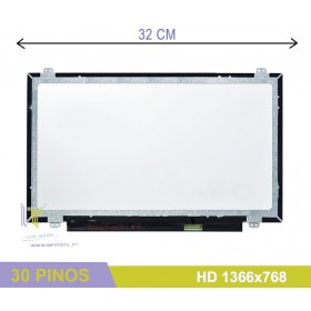LCD 14.0 WXGA 1366x768 Slim 30P 32cm c/ bracket Refurbished - N140BGE-E33