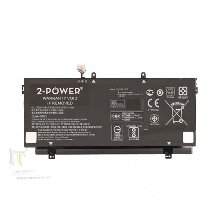 Bateria 2Power Compatível HP 11.4V 4900mAh SH03XL