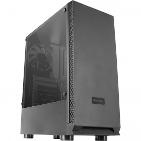 Caixa ATX Mars Gaming MCN2 Tempered Glass Preta - MCN2