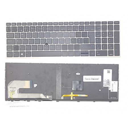 HP EliteBook 850 G5 Teclado PT - L17971-131