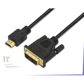 Aisens Cabo Dvi M para Hdmi M Aisens 1.8m Preto - A117-0090