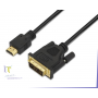 Aisens Cabo Dvi M para Hdmi M Aisens 1.8m Preto - A117-0090