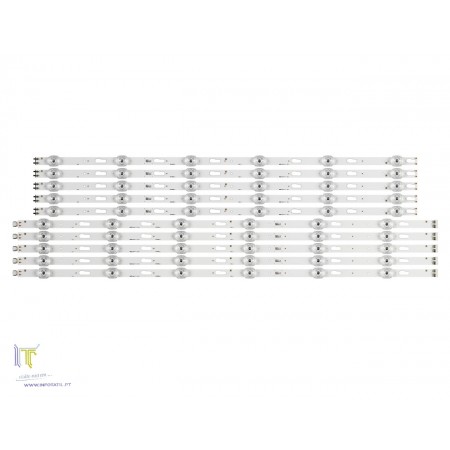 Kit de 10 Barras de Led 3v para Samsung 65"